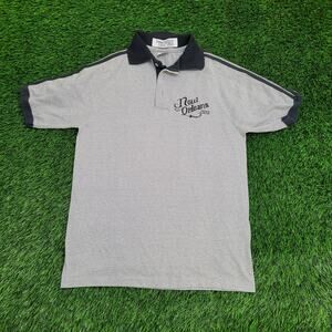 Vintage New-Orleans Polo Shirt Teens Large 18x26 Gray